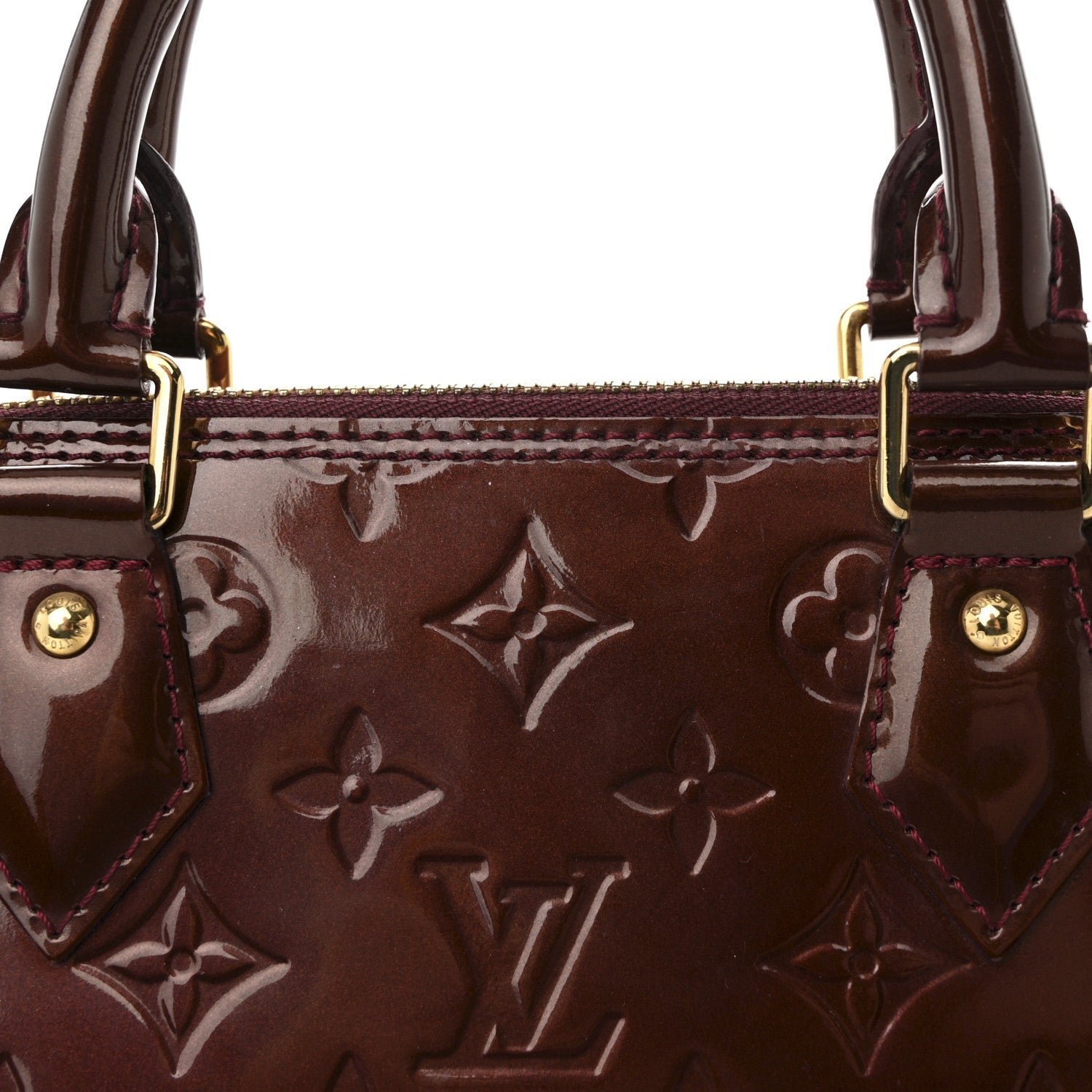Louis Vuitton Vernis Alma PM Rouge Fauviste 7 of 9