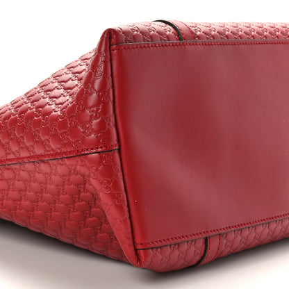Gucci Soft Microguccissima Dome Satchel Red 8 of 9