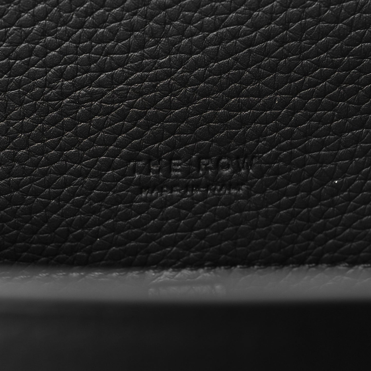 Grained Calfskin Soft Margaux 10 Bag Black