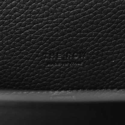 The Row Grained Calfskin Soft Margaux 10 Bag Black 6 of 9