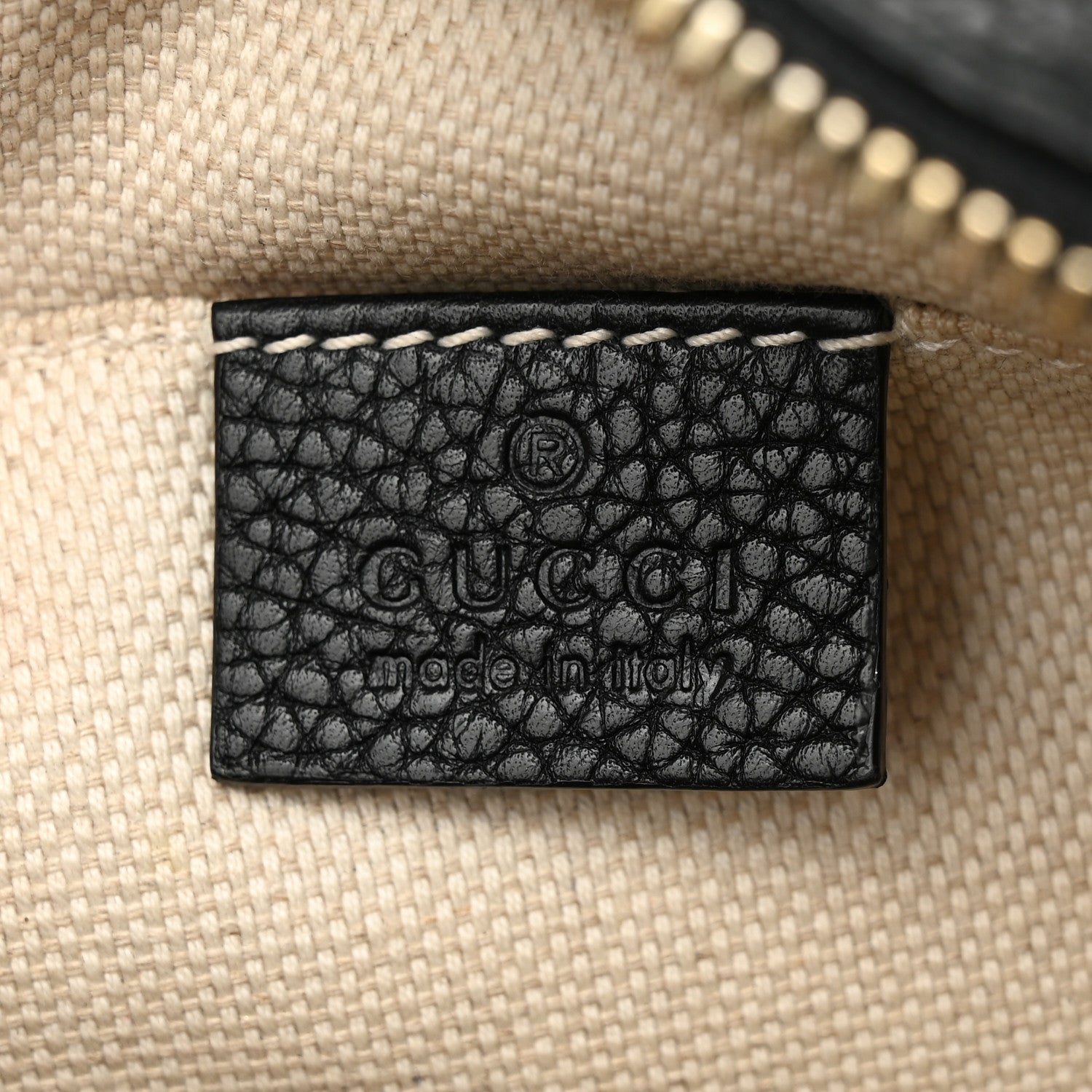 Gucci Pebbled Calfskin Small Soho Disco Bag Black 6 of 10