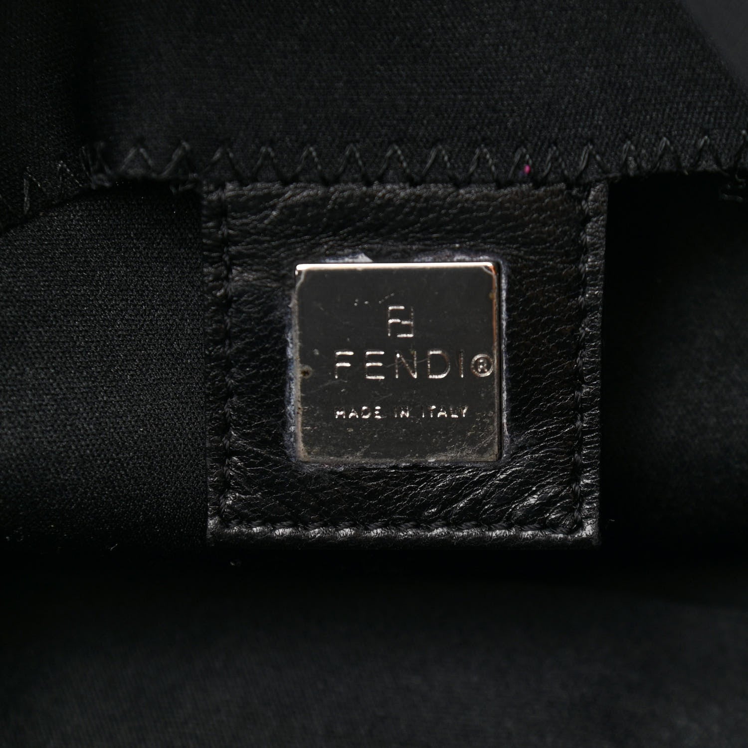 Fendi Neoprene Baguette Black 6 of 12