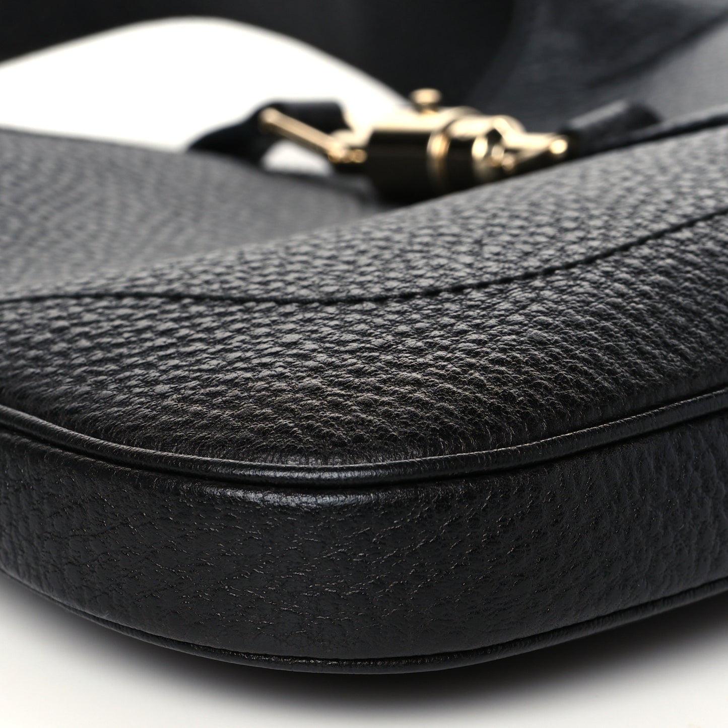Calfskin Small Jackie O Hobo Black