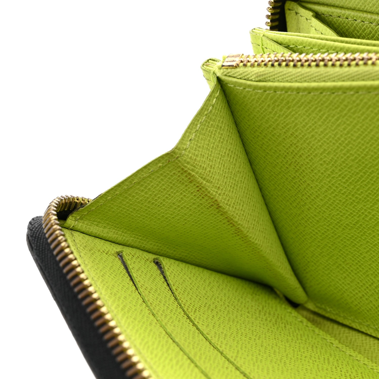 Louis Vuitton Monogram Multicolor Zippy Wallet Black Pistachio