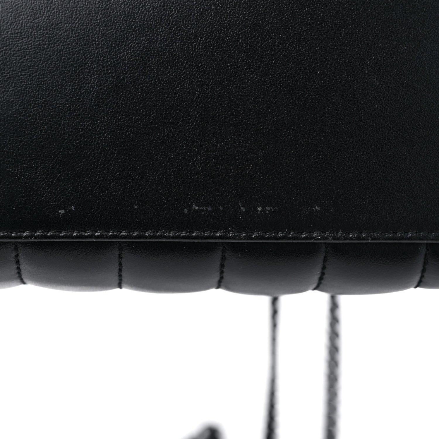 Saint Laurent Calfskin Y Quilted Monogram Monochrome Small Loulou Chain Satchel Black 15 of 15