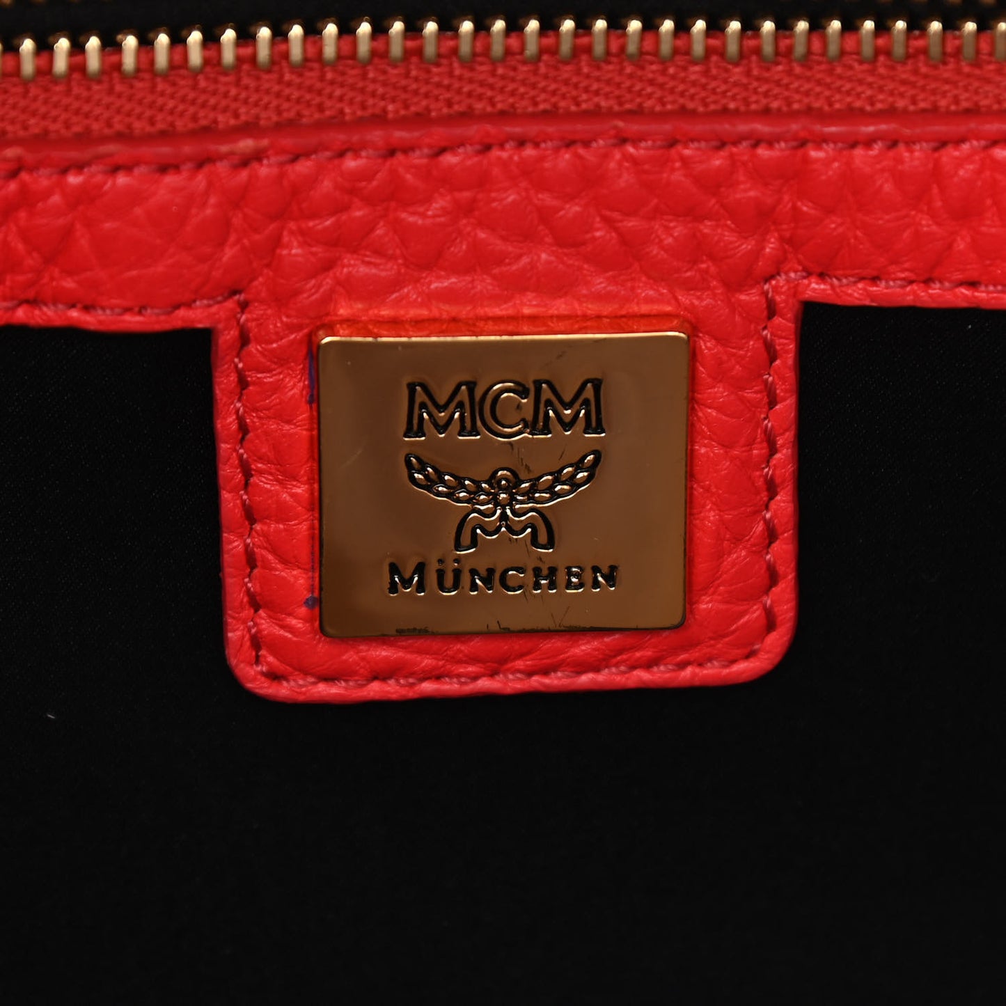 Calfskin Swarovski Small Stark Diamond Backpack Red