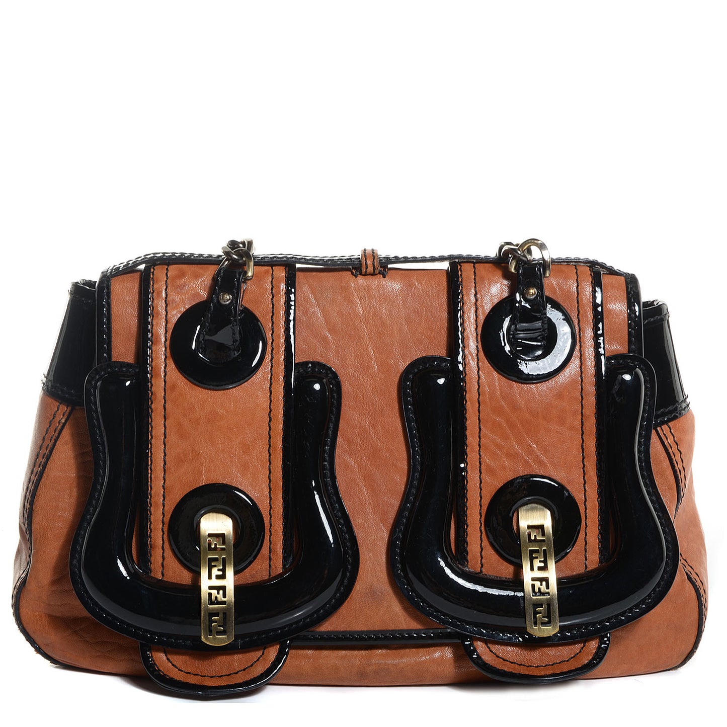 Nappa Patent B Bag Osso Black