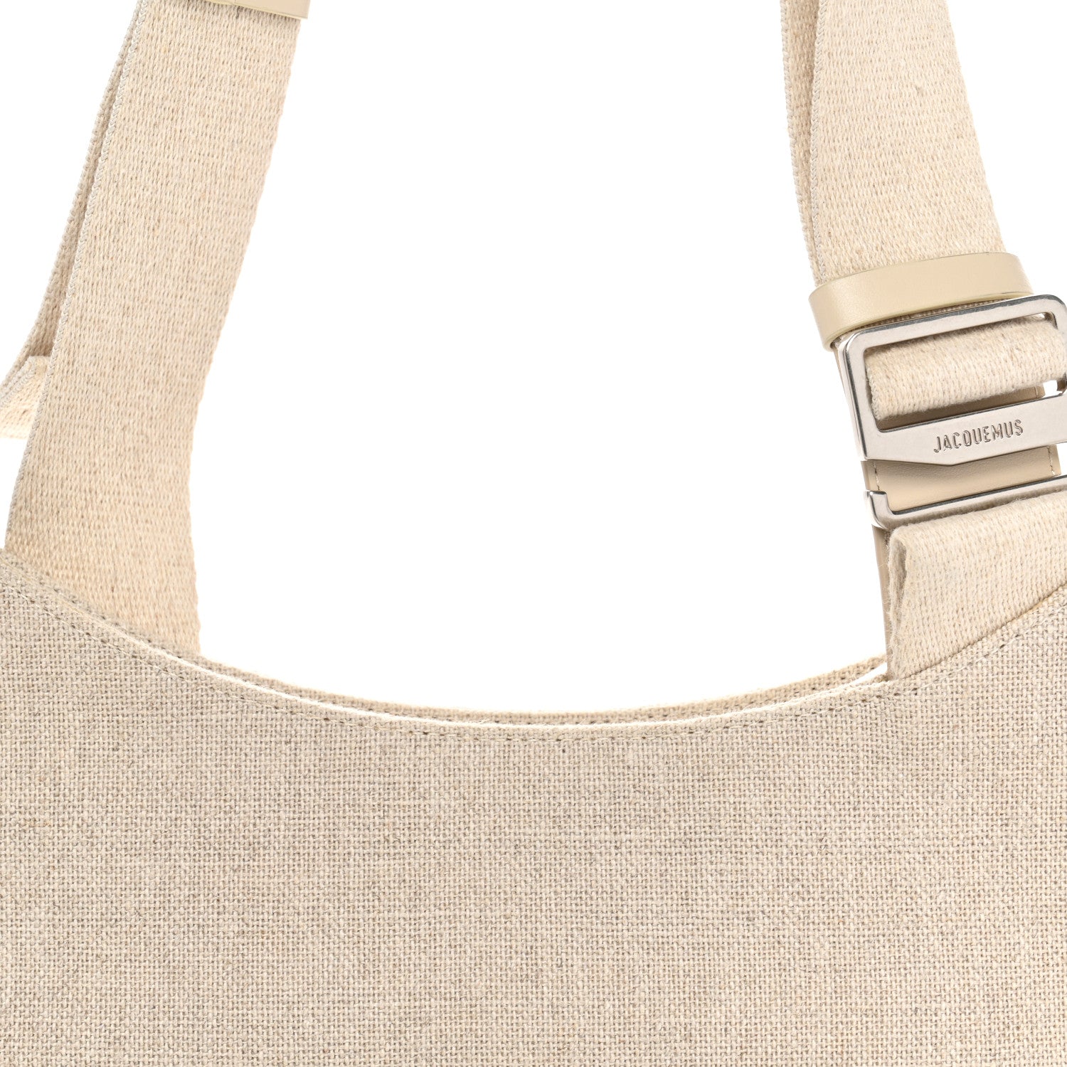 Jacquemus Grosgrain Le Bisou Crossbody Greige 7 of 9