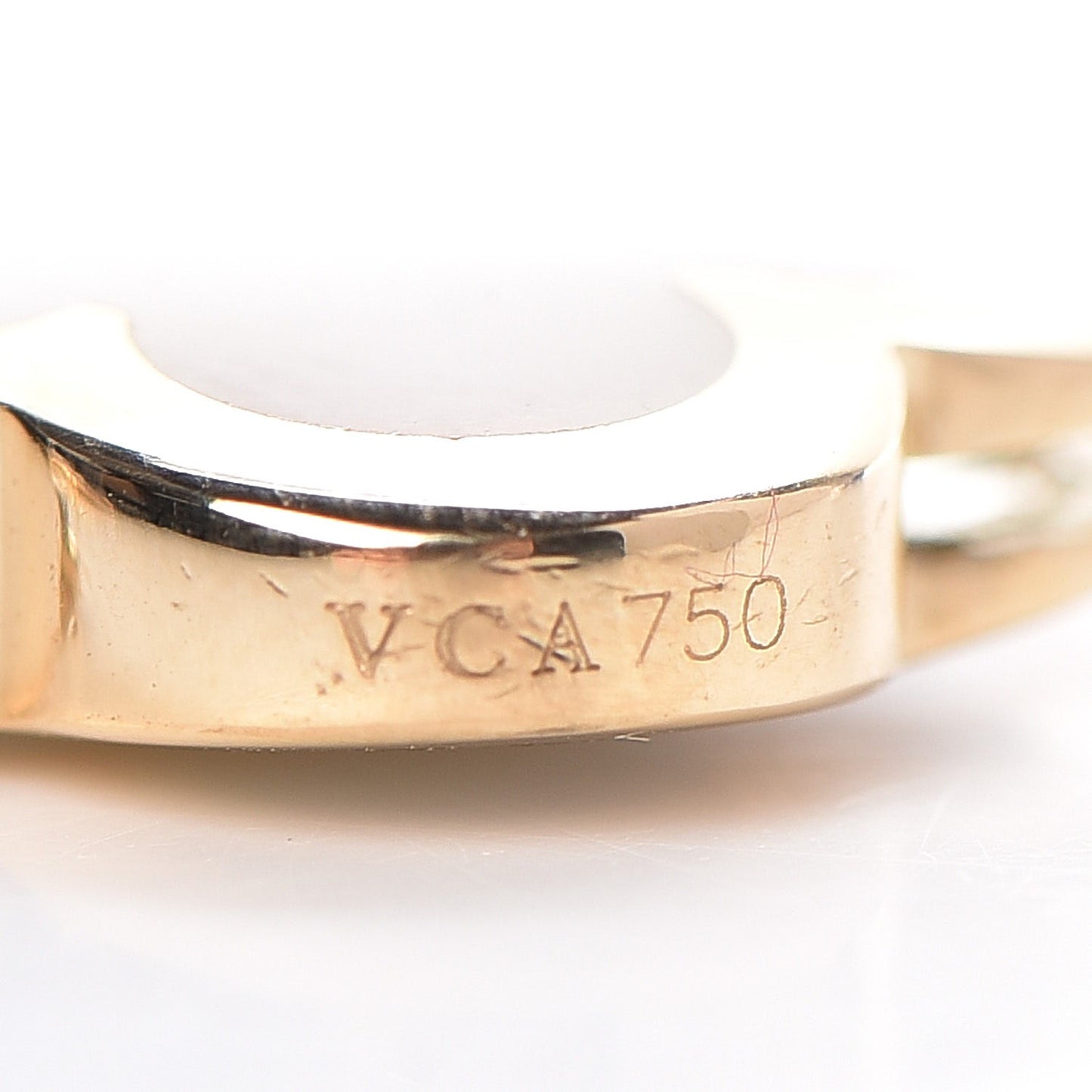 18K Yellow Gold Mother of Pearl 4 Motifs Pure Alhambra Bracelet