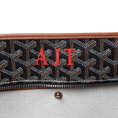 Goyard Goyardine Artois MM Black Gold 6 of 14