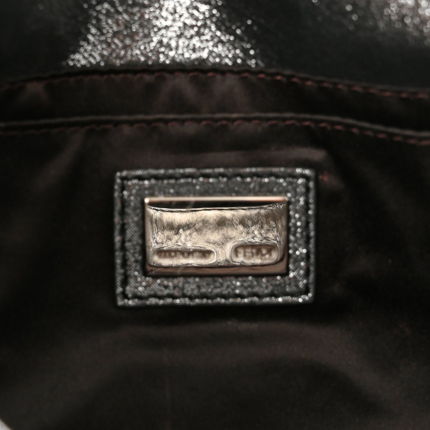 Metallic Calfskin Mia Pochette Silver