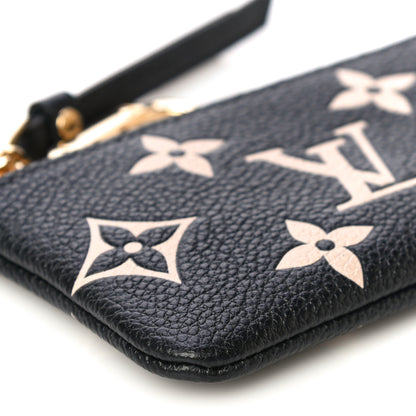 Louis Vuitton Empreinte Monogram Giant Key Pouch Black Beige 8 of 10
