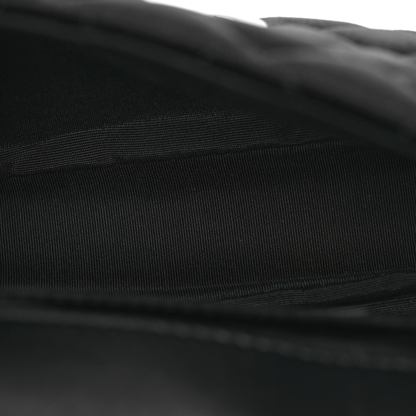 Velvet Quilted Icon Crossbody Bag Black