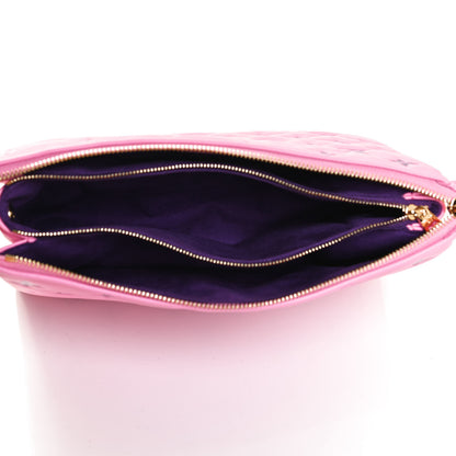 Louis Vuitton Lambskin Embossed Monogram Vuittamins Coussin PM Rose Violet 5 of 10