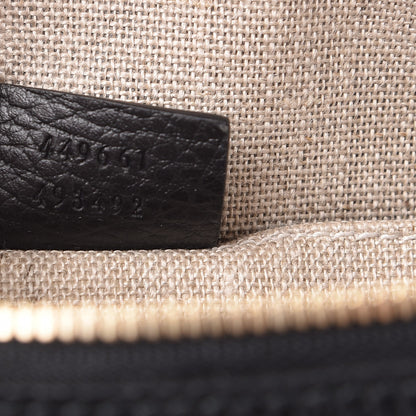 Gucci Dollar Calfskin Small GG Charm Dome Bag Black 7 of 7