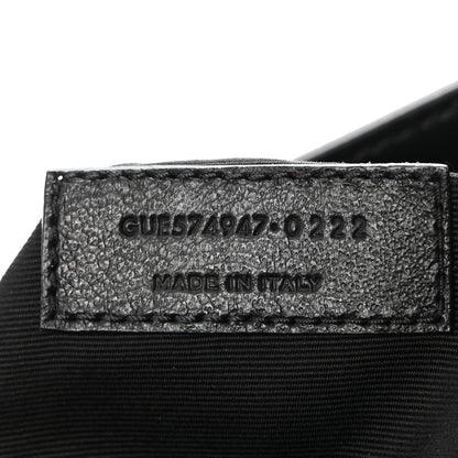 Saint Laurent SAINT LAURENT Calfskin Y Quilted Monogram Large Loulou Chain Satchel Black 8 of 11