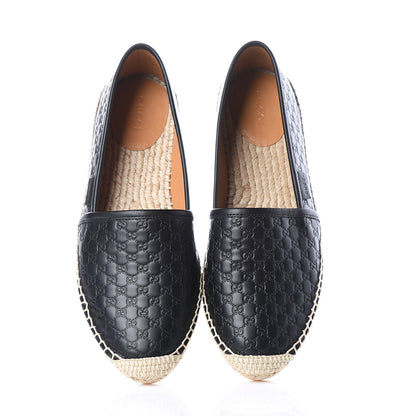 Gucci Microguccissima Signature Espadrilles 38.5 Black 5 of 11