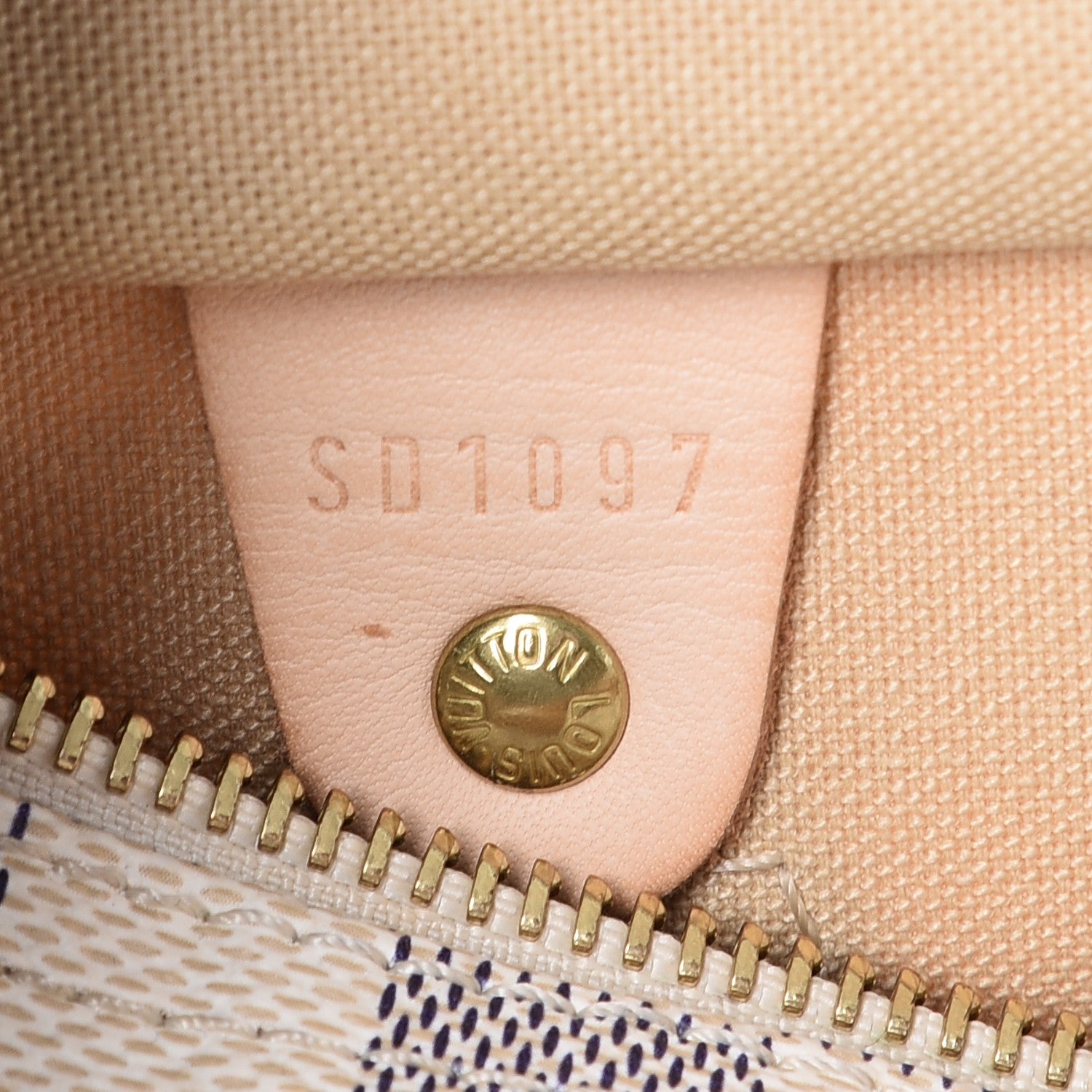 Louis Vuitton Damier Azur Speedy 25 7 of 8