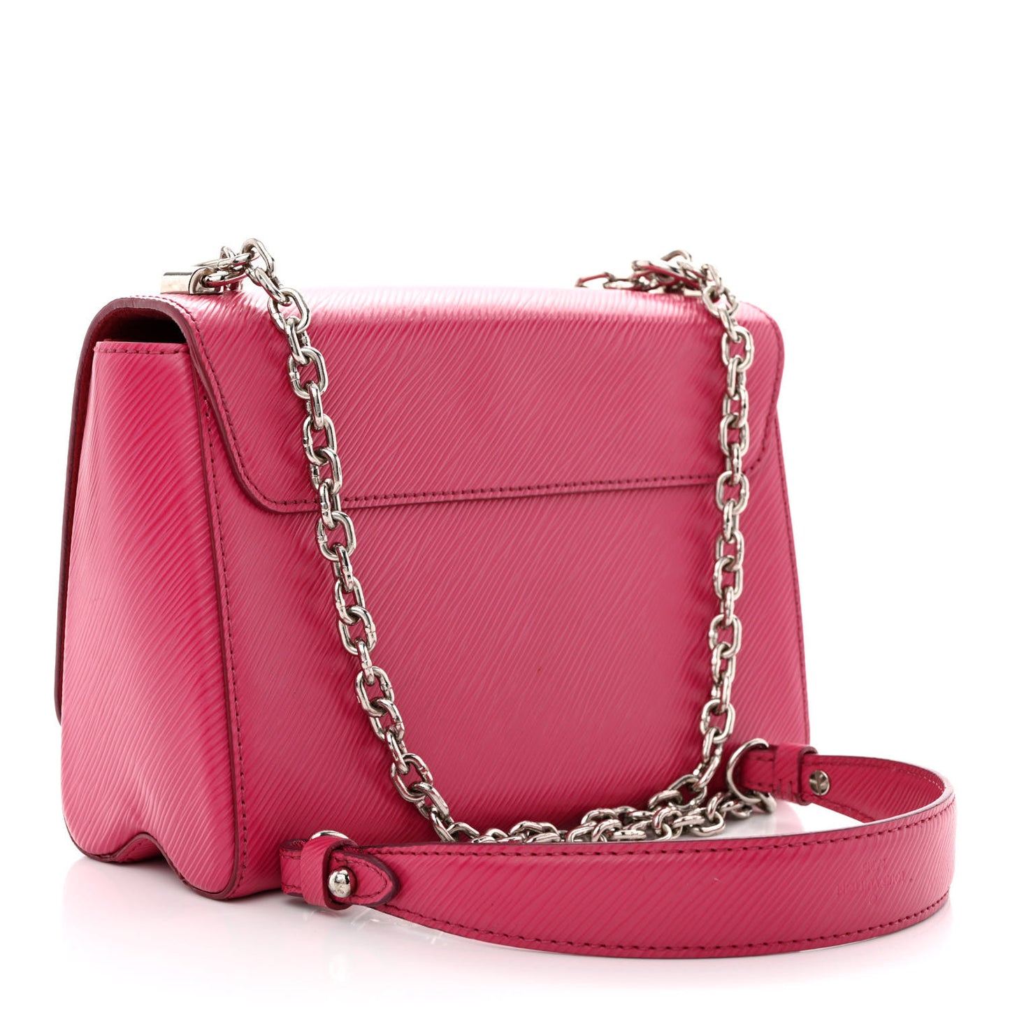 Epi Twist Shoulder Bag MM Hot Pink