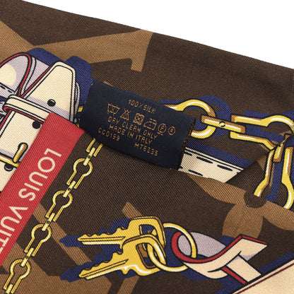 Louis Vuitton Silk Monogram Tribute To Bandeau Brown 6 of 6