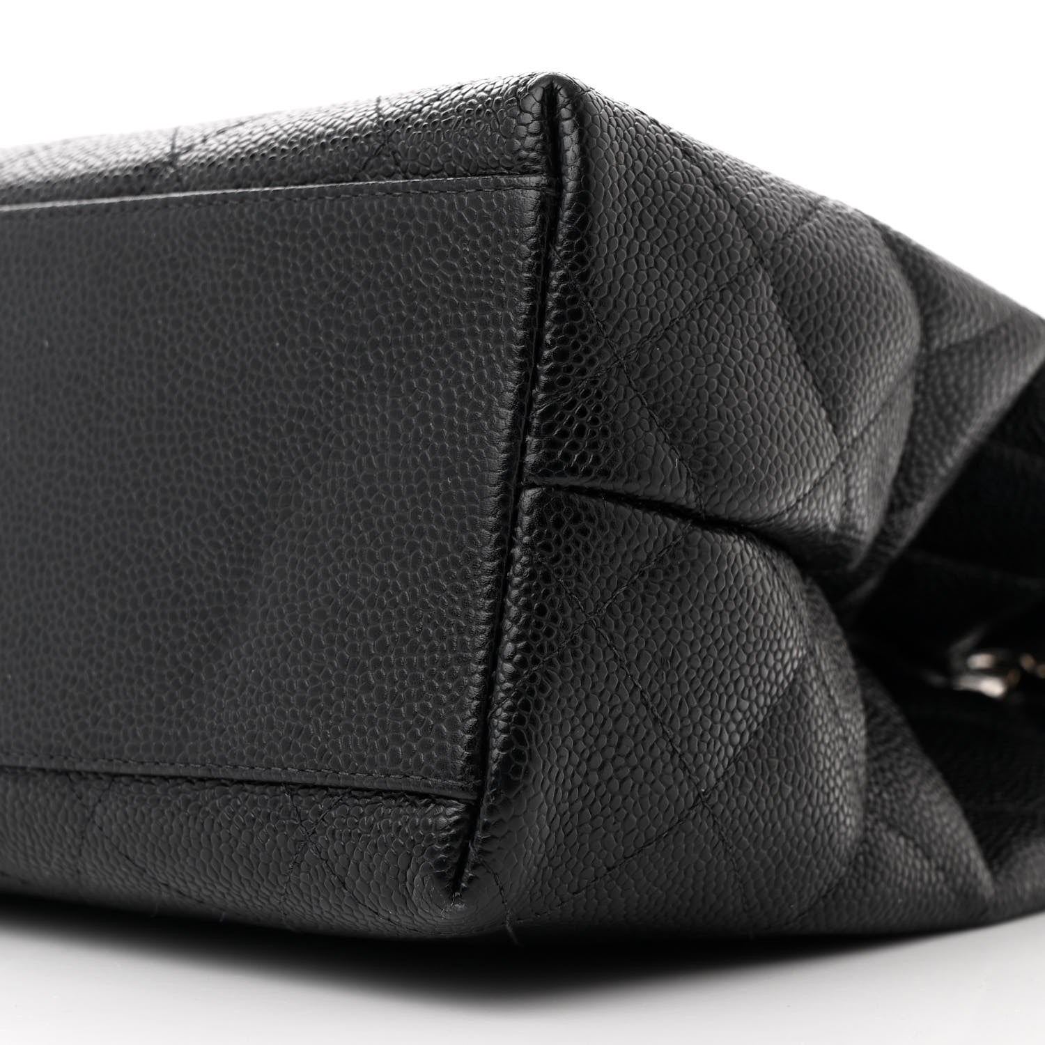 Chanel Caviar Quilted Small Shopping Tote Black 10 of 14