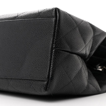Chanel Caviar Quilted Small Shopping Tote Black 10 of 14
