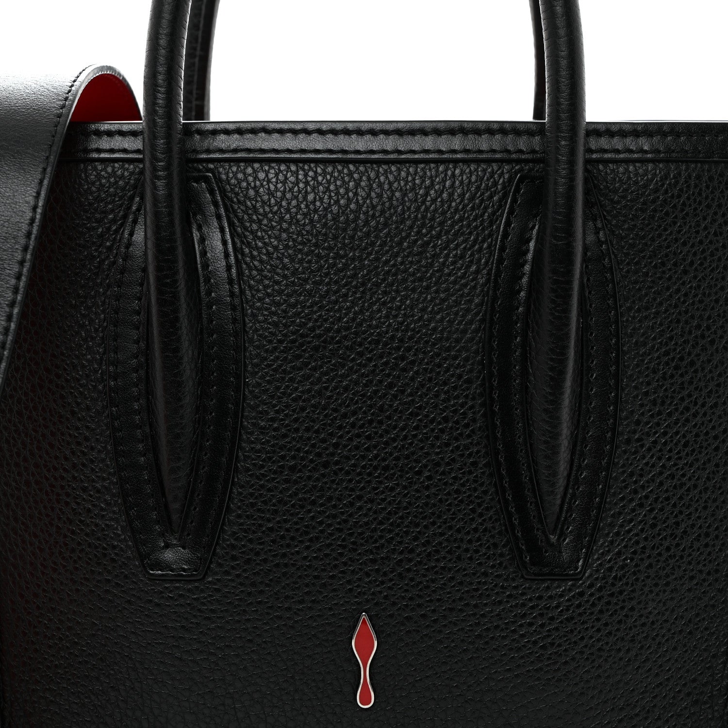 Christian Louboutin Calfskin Mini Paloma Black 8 of 10
