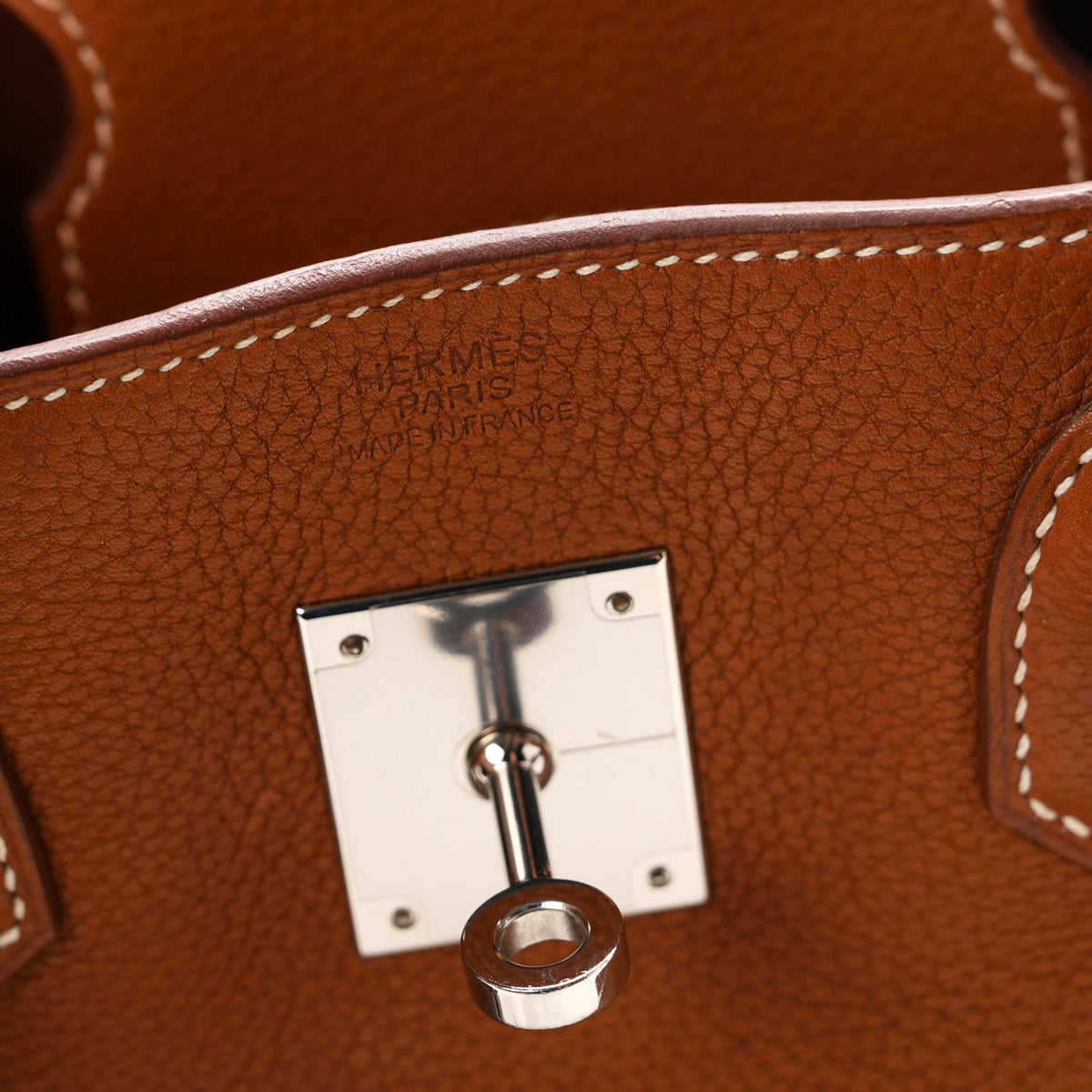 Hermes Natural Barenia Faubourg Birkin 30 Fauve 6 of 14