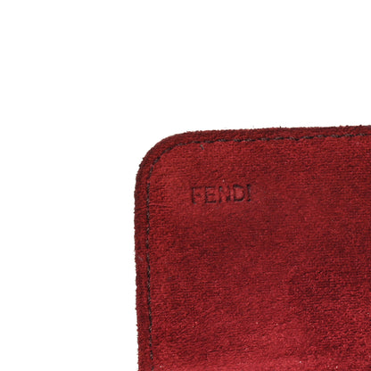 Fendi Vitello Continental Wallet Red 6 of 12