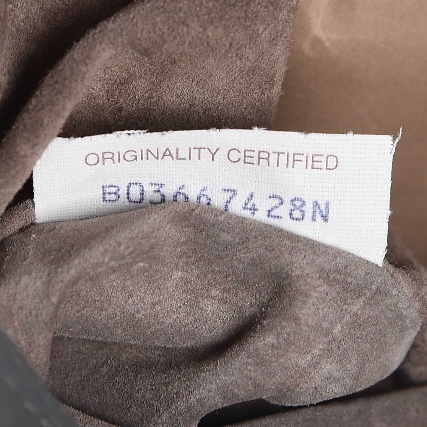 Cervo Deerskin Large Hobo Light Grey