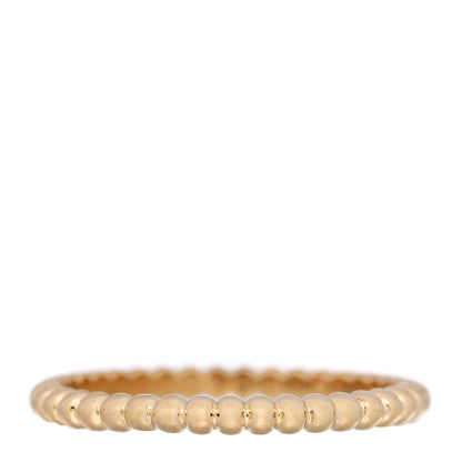 Van Cleef & Arpels 18K Yellow Gold Small Perlee Ring 57 8 1 of 5