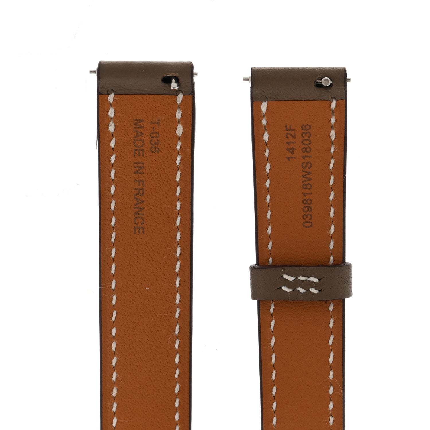 Hermes Swift mm Apple Watch Double Tour Band Etoupe 4 of 4