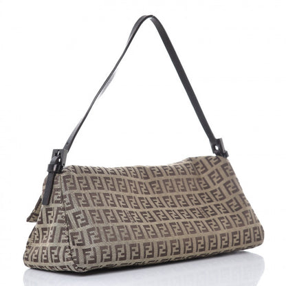 Fendi Zucchino Baguette Dark Brown 3 of 7