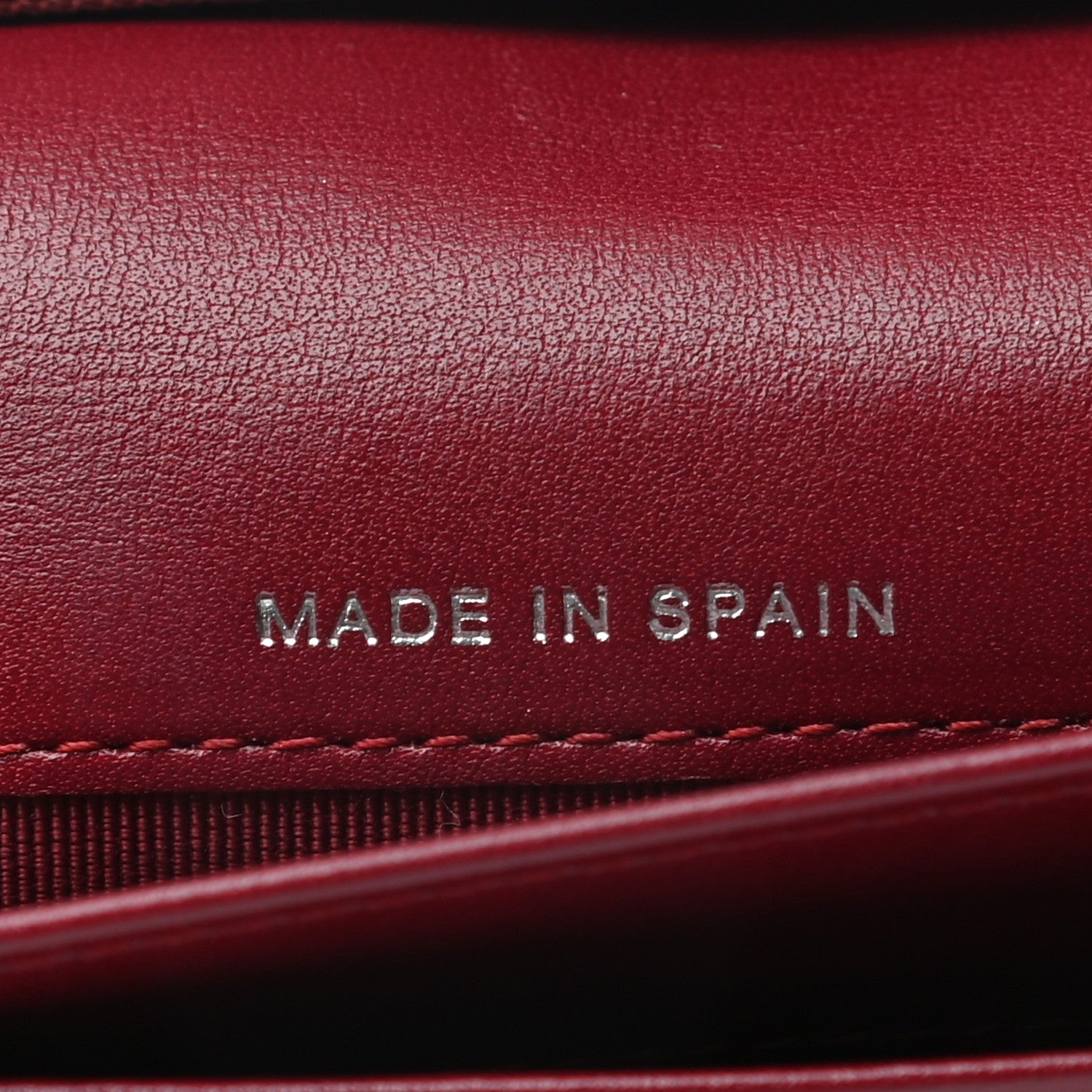 Chanel Patent Calfskin Quilted Yen Wallet Red 7 of 8
