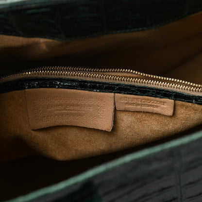 Nancy Gonzalez Crocodile Tote Green 5 of 11