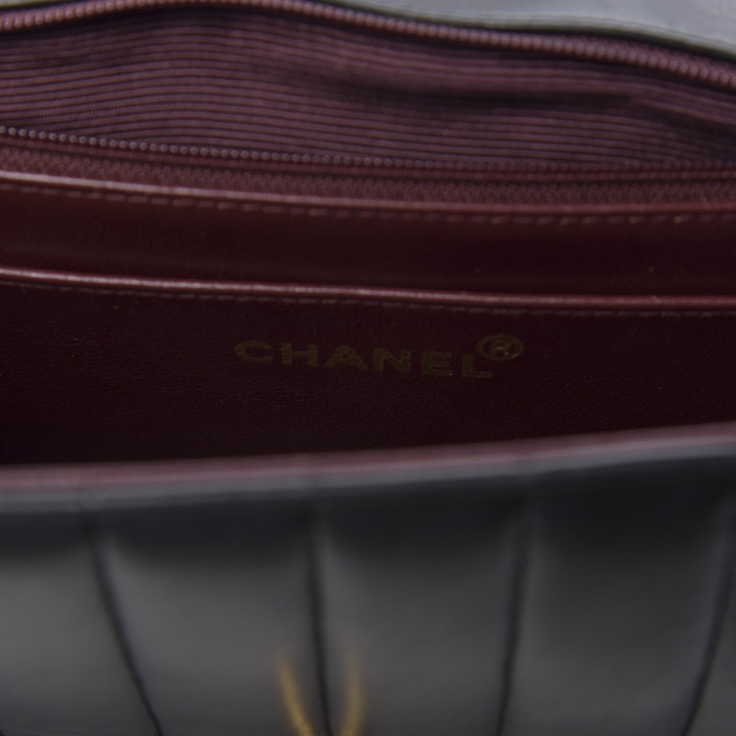 Chanel Lambskin Chevron Quilted Small Single Flap Black 10 of 16