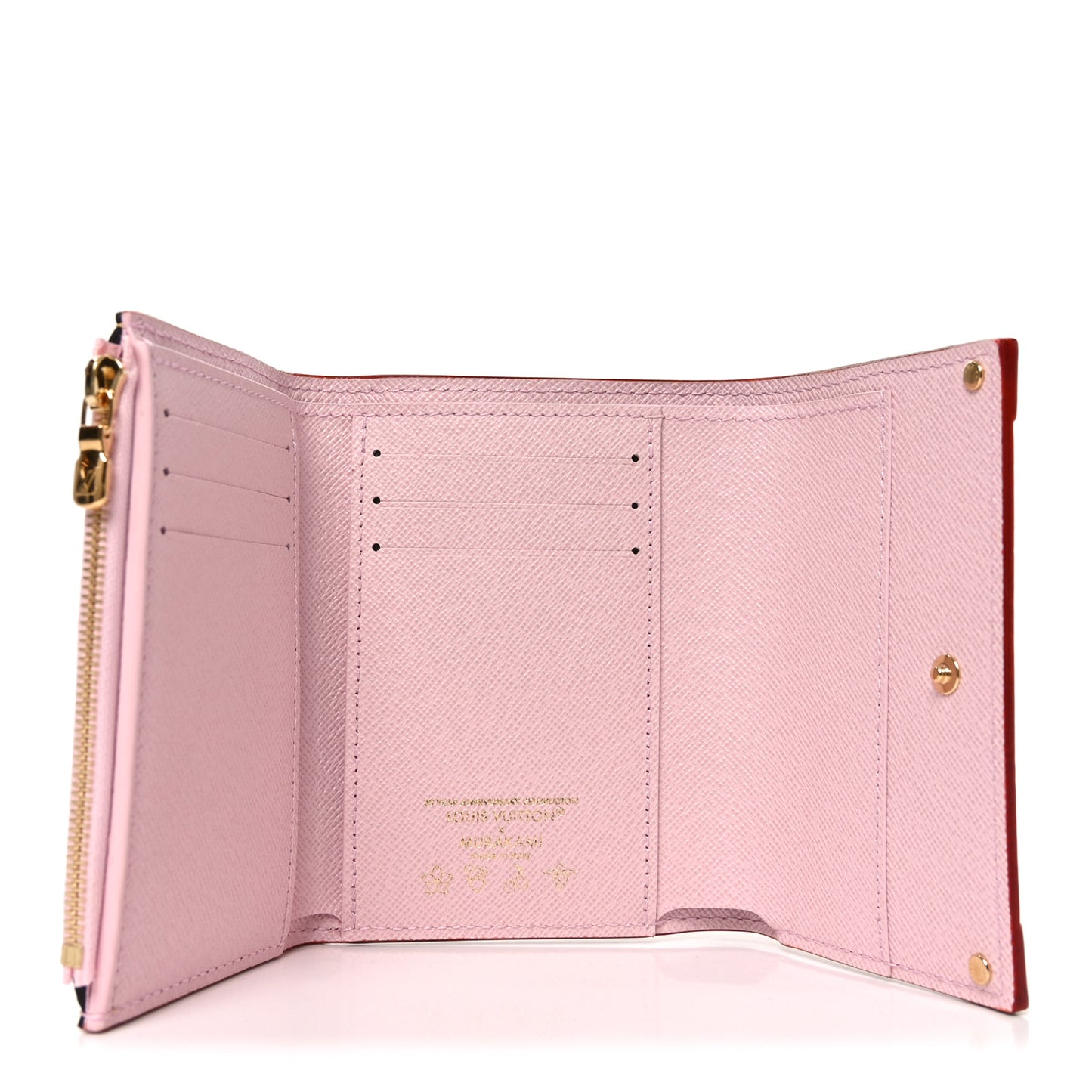 LV X TM Monogram Cherry Blossom Victorine Wallet Sakura Brown