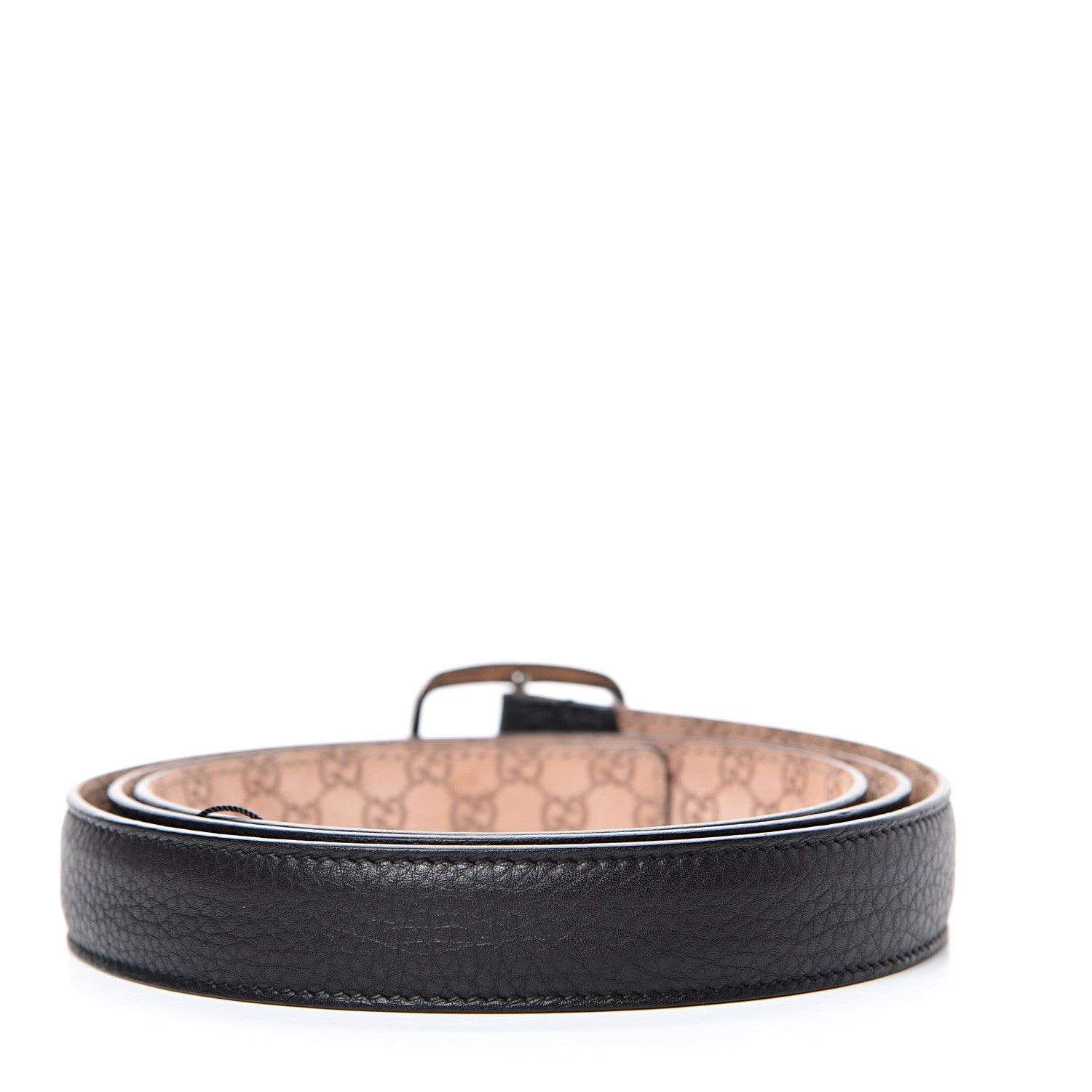 Gucci Selleria Calfskin Belt 110 44 Black 2 of 4