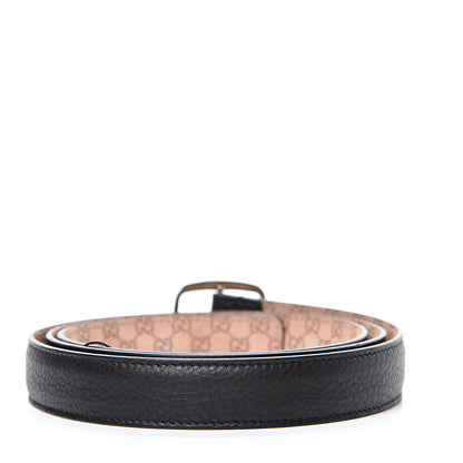 Gucci Selleria Calfskin Belt 110 44 Black 2 of 4