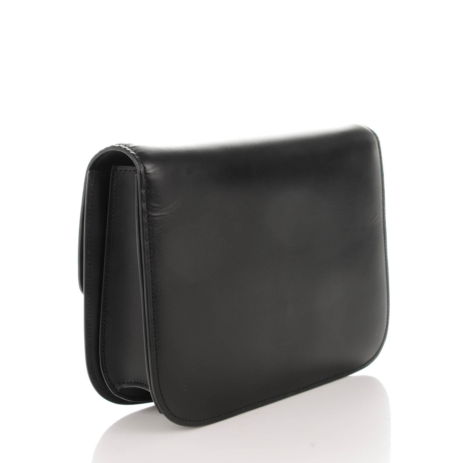 Celine Box Calfskin Medium Classic Box Flap Bag Black 3 of 7