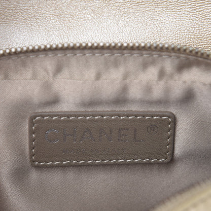 Chanel Metallic Lambskin Stitched New Mini Flap Gold 6 of 12