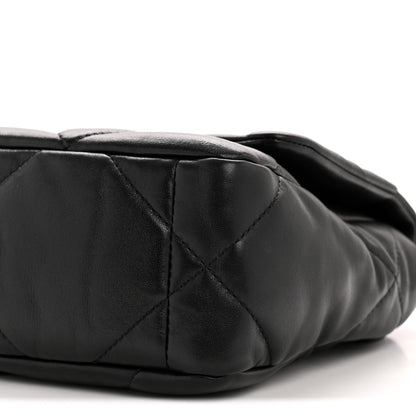 Chanel Goatskin Quilted Medium Chanel 19 Flap Black 10 of 12