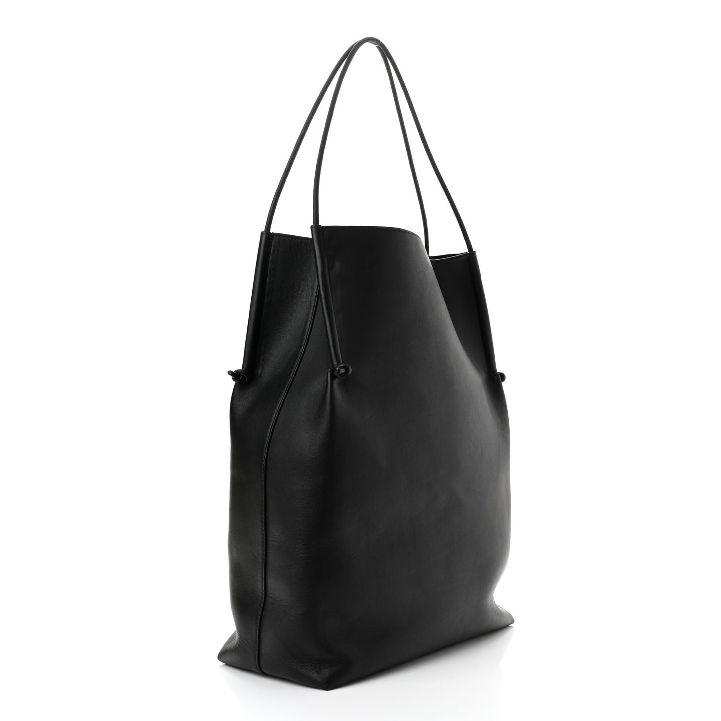 Nappa North South Tote Black