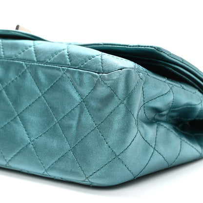 Chanel Metallic Calfskin Quilted 2.55 Reissue 227 Flap Turquoise 10 of 12