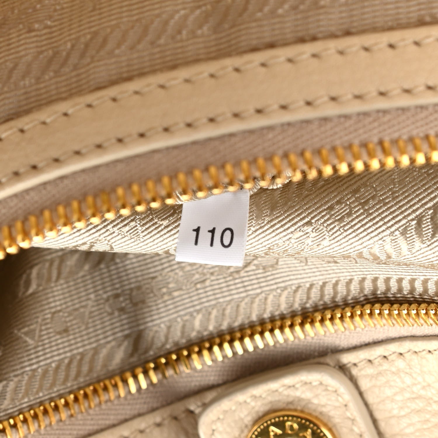 Prada Vitello Daino Large Double Zip Tote Sabbia 7 of 10