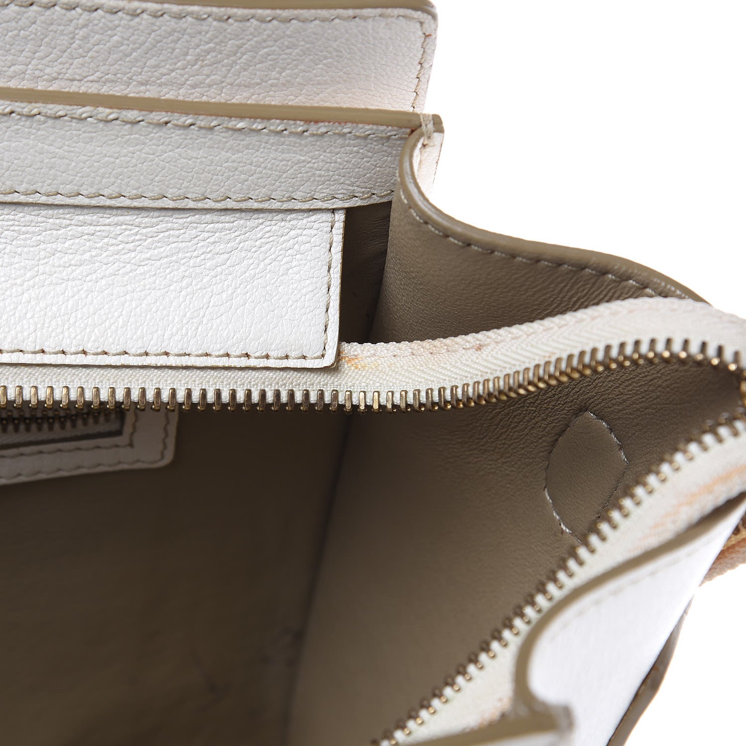 Celine Goatskin Micro Luggage White 18 of 18