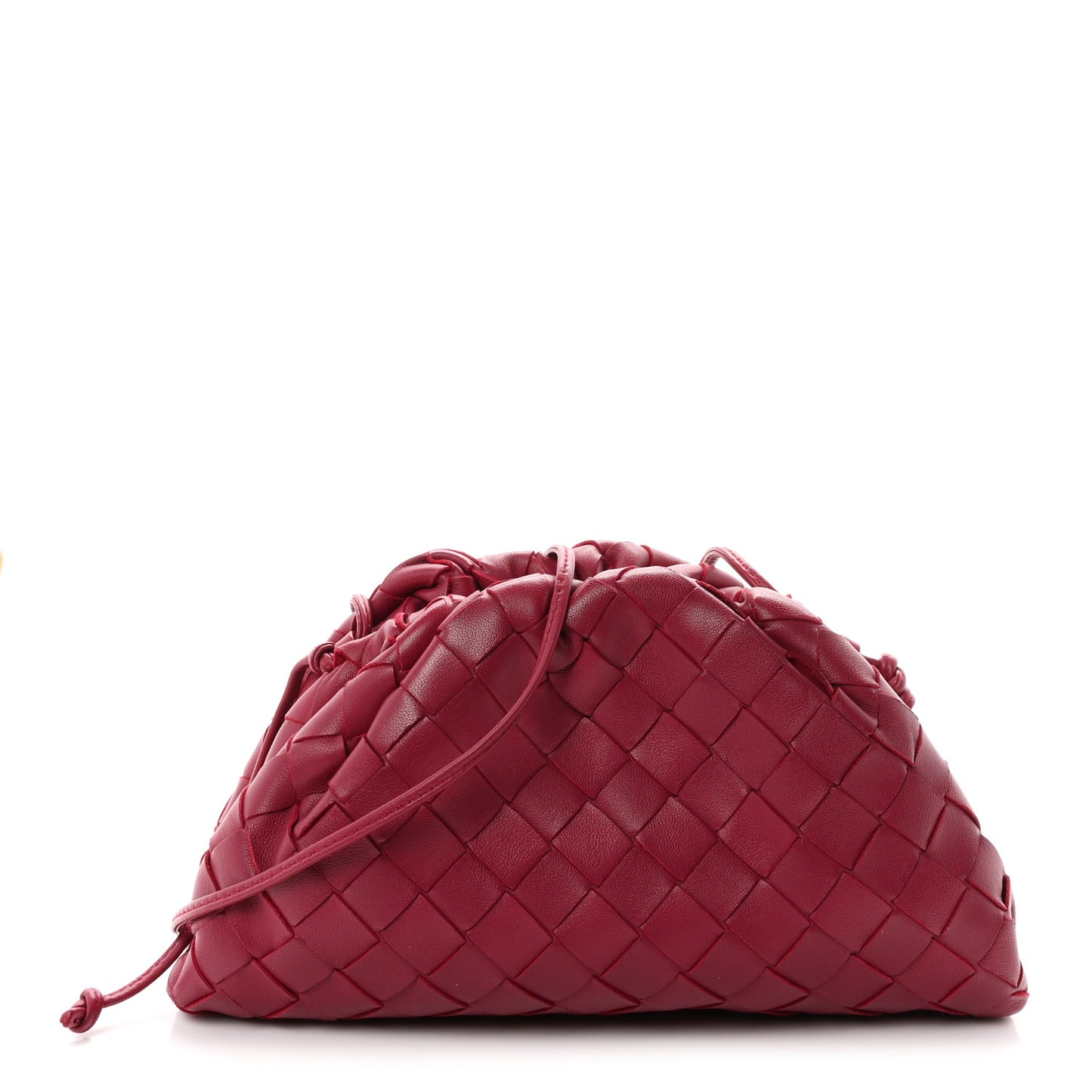 Nappa Intrecciato The Mini Pouch Bordeaux