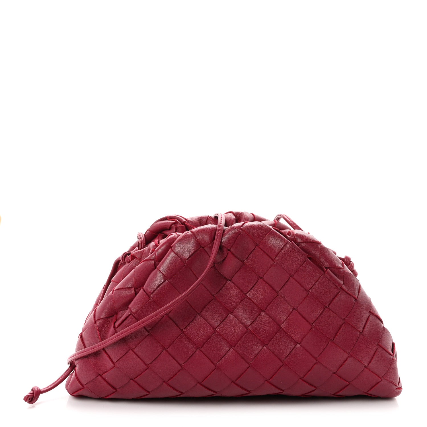 Bottega Veneta Nappa Intrecciato The Mini Pouch Bordeaux 1 of 10