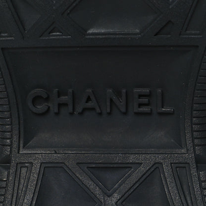 Chanel Velvet Calfskin Mixed Fibers CC Sneakers 36 Beige 7 of 8