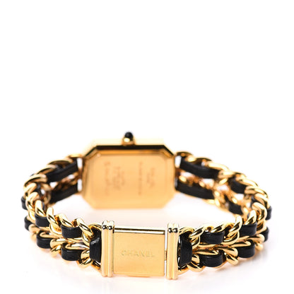 Chanel Stainless Steel Lambskin 20mm Chain Premiere Quartz Watch Gold L 4 of 6